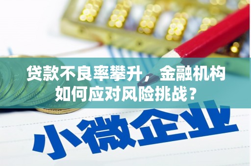 开封贷款不良率攀升，金融机构如何应对风险挑战？