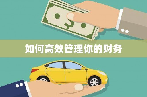 开封如何高效管理你的财务